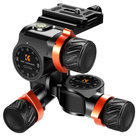 K&F 3-Way Tripod Head