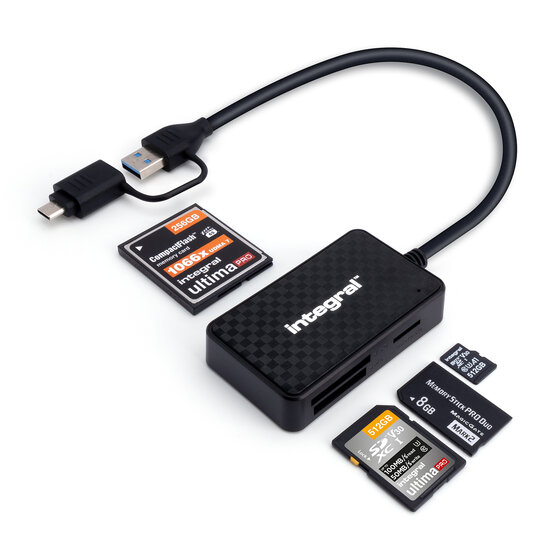 Integral Multi-Slot USB Kaartlezer